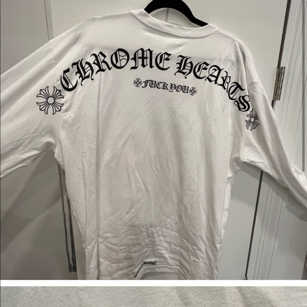 New WOT CHROME HEARTS LONG SLEEVE TEE